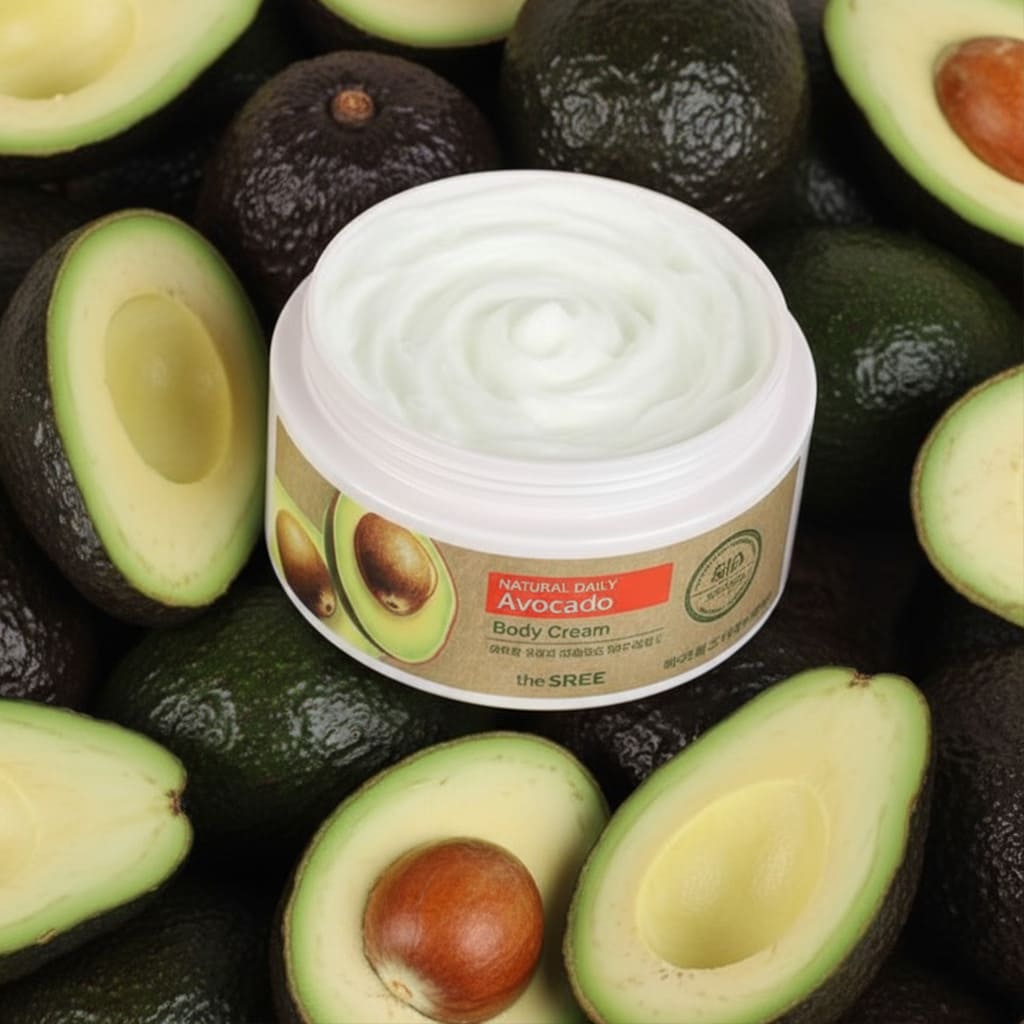 Natural Daily Avocado Body Cream textura
